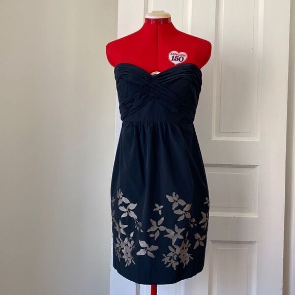 Tibi Strapless Black Dress  - Picture 2 of 16